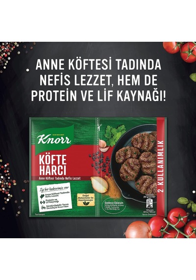 Knorr Mangal Harcı 37g X2 + Knorr Köfte Harcı 82g X2