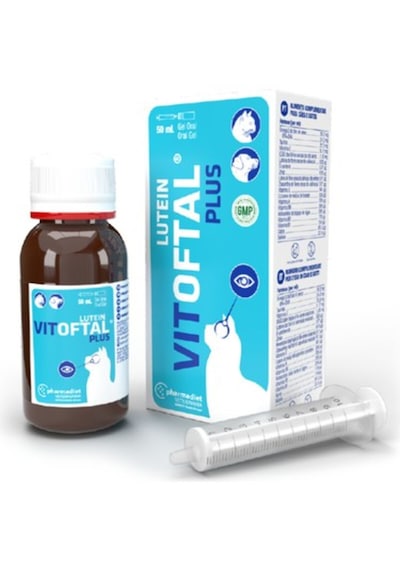 Opko Vitoftal Lutein Plus 50 Ml - Kedi Ve Köpek İçin Katarakt, Retina Ve Göz Sağlığı Jeli