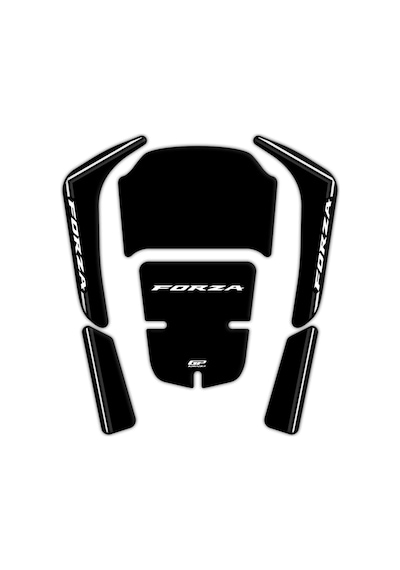 Gp Kompozit Honda Forza 250 2018-2022 Uyumlu Tank Pad Siyah