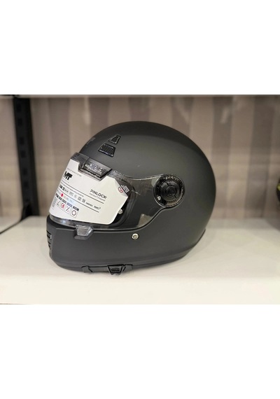 Kask Mt Jarama Sv Mat Siyah Cafe Racer Mat Siyah