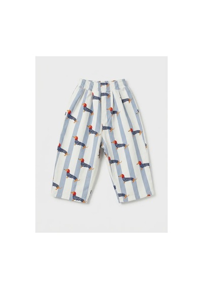 Poala Kids Dog Balloon Jeans Beyaz