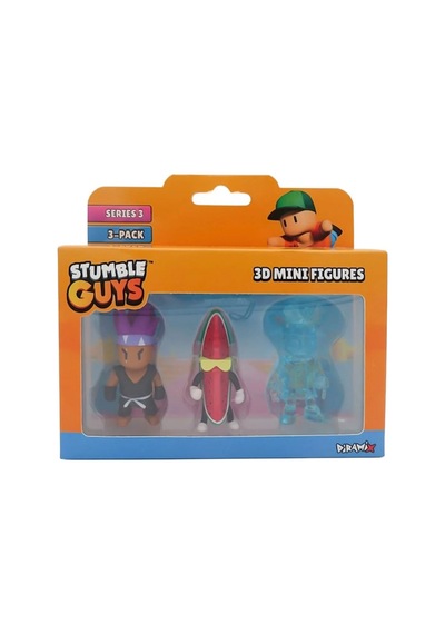 Stumble Guys 3 Lü Mini Figür Seti Seri 3 - 5 Cm - Model 7