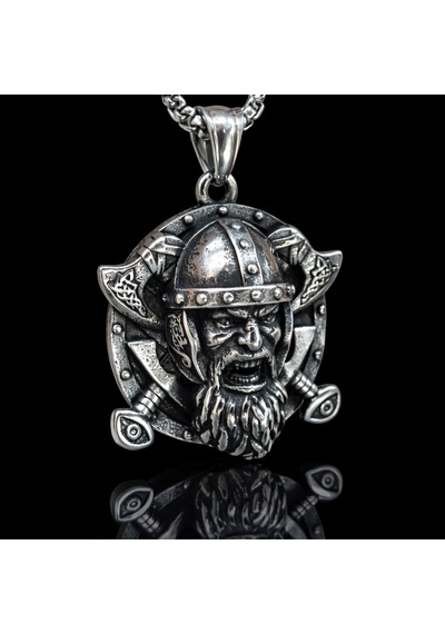 Paslanmaz Çelik Iskandinav Mitolojisi Norse Balta Figürlü Tanrı Odin Kolye / Viking Savaşçı Kolye Gümüş - Gri Paslanmaz Çelik Iskandinav Mitolojisi Norse Balta Figürlü Tanrı Odin Kolye / Viking Savaşçı Kolye Gümüş - Gri