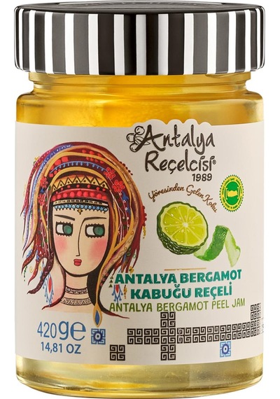 Antalya Reçelcisi Bergamot Kabuğu Reçeli 420g Yörük Seri