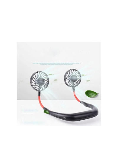 Boyunluk Fan Şarjlı Vantilatör Boyun Fanı Serinletici Mini Vantilatör