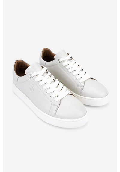 Valmenti Erkek Hakiki Deri Kırık Beyaz Sneakers & Spor Ayakkabı 04 4401 Erk Ayk Y26 Off Whıte