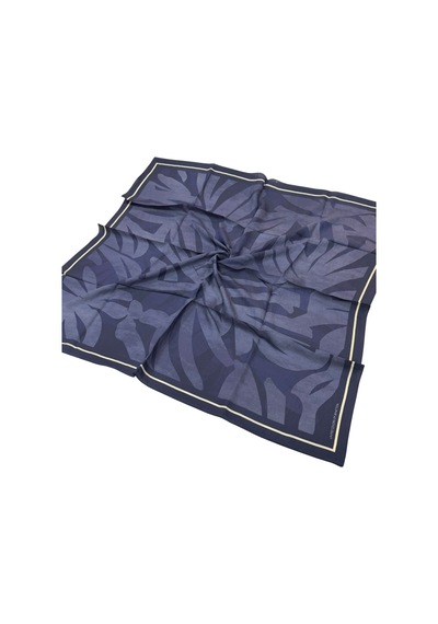 Benetton Desenli Siena Eşarp - 1039 - Lacivert