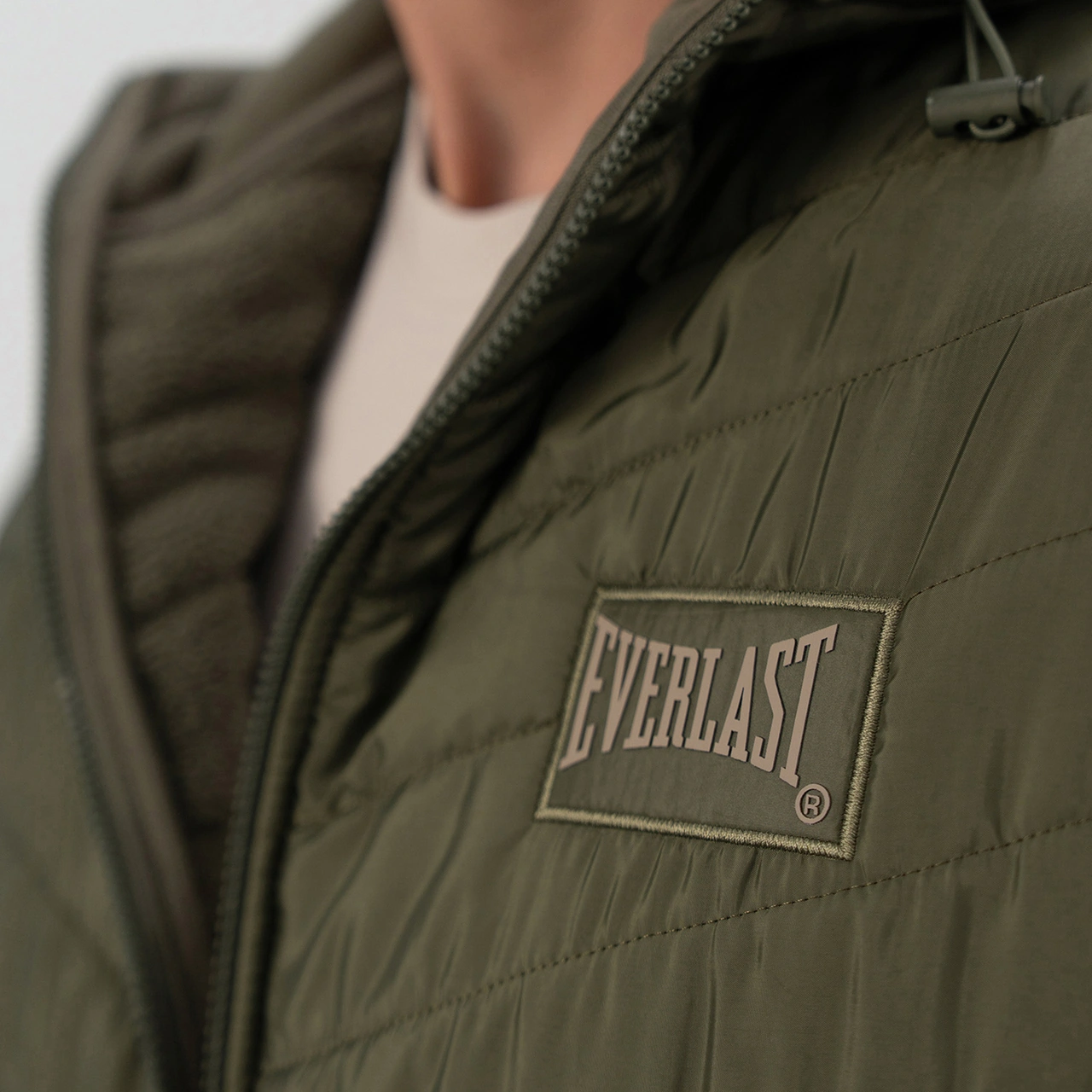 Everlast Boxing Club 2.0 Full Zip Erkek Haki Sweatshirt Tm0093 Haki