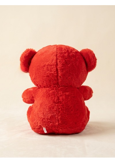 Love Kalpli Ayıcık Peluş 50 Cm Kırmızı
