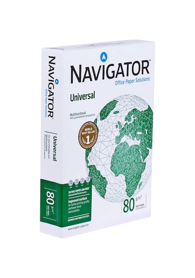Navigator Fotokopi Kağıdı A4 80 Gram 1 Koli 5'Li Paket 2500 Yapra