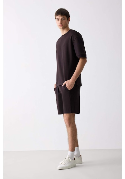 DeFacto Regular Fit Düz Paça Şort D9769AX25SMBN337