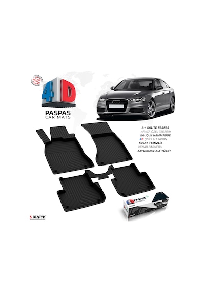 Audi A6 4D Havuzlu Paspas 2011-2018 A+Kalite