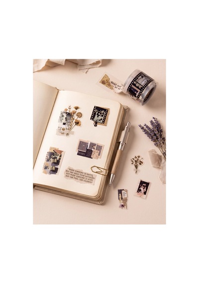 4 Lü Şeffaf Rulo Seti Inframe Old Things- Sticker- Ajanda - Scrapbook - Journal - Planner - 927322102 Diğer
