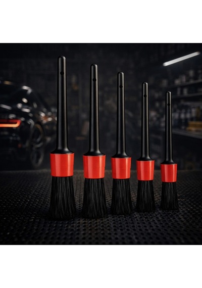 5 Li Profesyonel Oto Detay Fırça Seti Araç İç & Dış Temizlik
