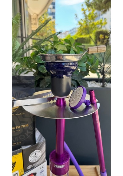 Wow Legend V52 Target Model Purple Nargile Takımı Seti