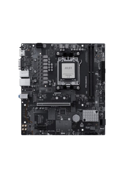 Msı Pro B840m-b Ddr5 8000mt/s 1xhdmı 2xm.2 Usb-c Matx Am5 Amd Am5 9000/8000/7000 Serileri İle Uyuml