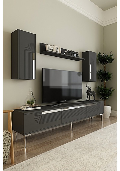Tvr1803as - Meyra Tvr180 Ünitesi Takım Antrasit-sılver 180cm