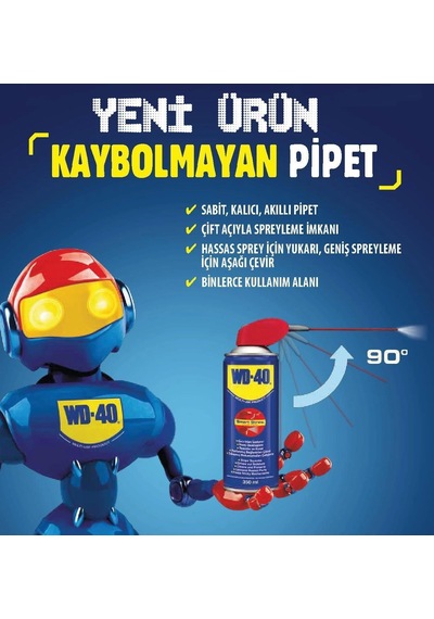 Mey İthalat Wd 40 Smart Straw Pas Sökücü Yağlayıcı 350 Ml