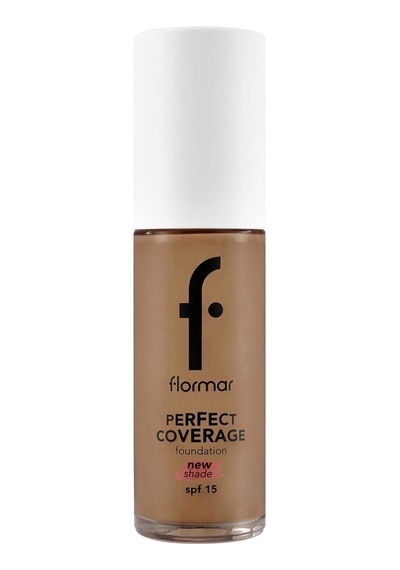 Flormar Perfect Coverage Yoğun Kapatıcı Su Bazlı Fondöten (Sıcak Alt Ton) -136 Chesnut -8682536070652