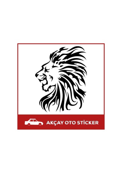 Lion Aslan Sticker Lion Aslan Oto Sticker Lion Araba Sticker