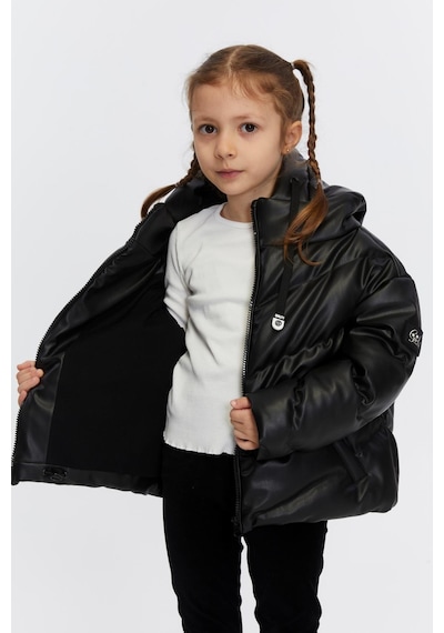 Benitto Kids Kız Çocuk Şişme Mont 51320 Siyah