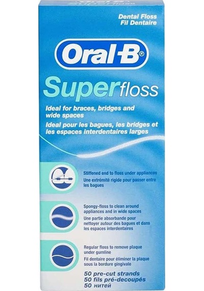 Oral-b Super Floss Diş İpi 50'li X 3 Adet