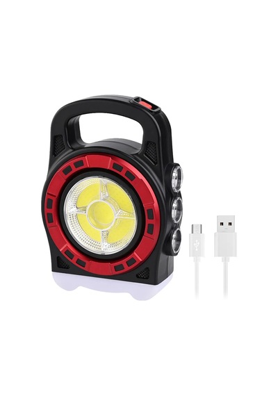 Powermaster Hb-6678c Cob Ledli 20 Watt 3 Kademeli Şarjlı Usb Çıkışlı Solar Lamba 1 ADET