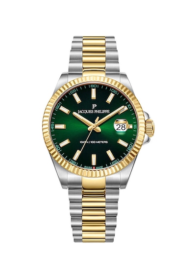 Jacques Philippe Jpqgs5973x8grv3 Erkek Kol Saati Metalik Gri