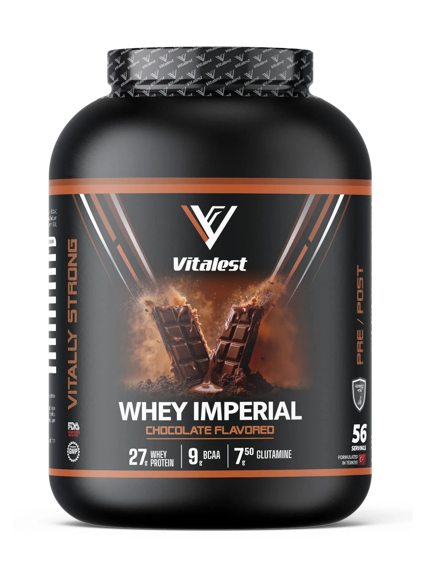 Vitalest Whey Imperial Chocolate Flavored 56 Servis Çikolata Aromalı Whey Protein Tozu