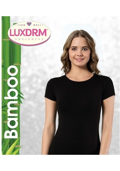 Lüx Drm Bayan Bambu Kısa Kollu Atlet 3750