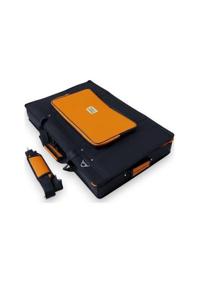 Xdj Rx3 Setup Için Uyumlu Çanta Soft Case Kılıf. Siyah Turuncu.