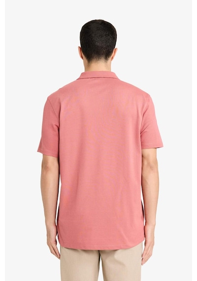 Defacto Regular Fit Polo Yaka Kısa Kollu Tişört F8477ax25aubr268 Bordo