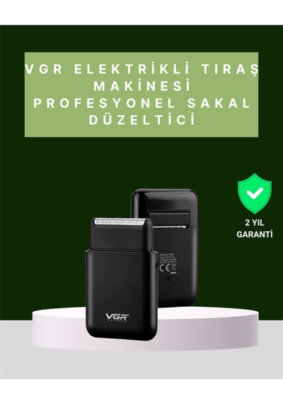Usb Şarjlı Traş Makinesi Piston + Ağ Başlık, 600 Mah Batarya -