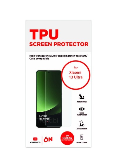 Xiaomi Uyumlu 13 Ultra Ekran Koruyucu Tpu Film