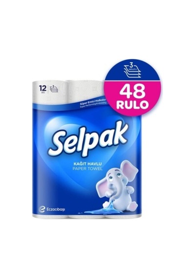 Selpak Kağıt Havlu 48 Rulo