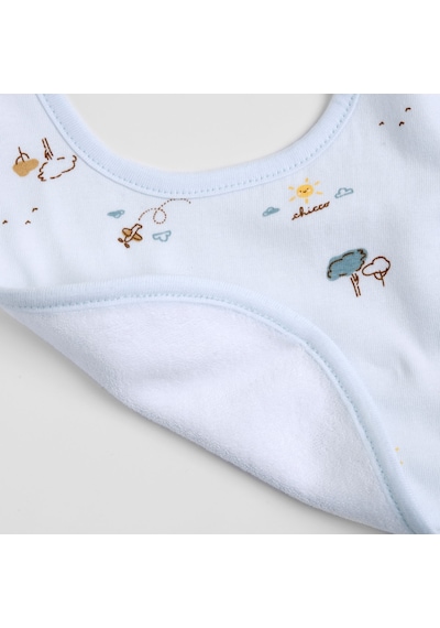 Chicco Kız Bebek Tulum, Şapka Ve Önlük Hediye Seti 09102093000000 000021 Mavi