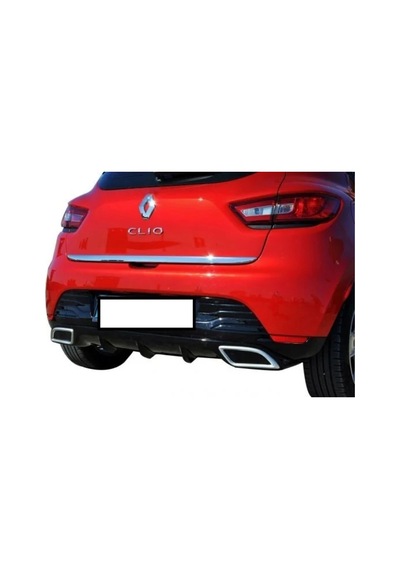 Renault Clio 4 Hb Uyumlu Egsoz Çıkış Kromu 2 Parça 2012-2019 Paslanmaz Krom