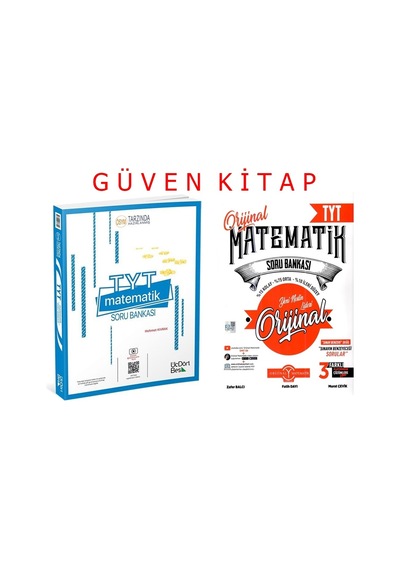 Üçdörtbeş Orijinal Yayınları Tyt Matematik Soru Bankası Seti