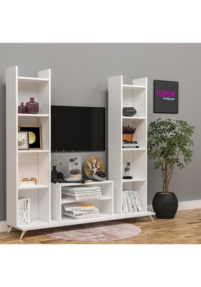 Tower Tv Ünitesi Mdf Siyah Tower Tv Ünitesi Mdf Siyah