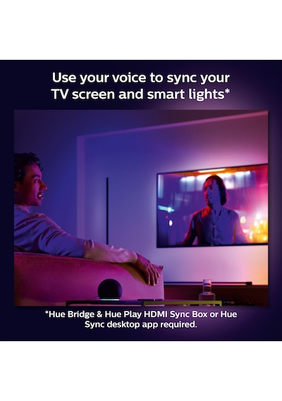 Philips Hue Play Gradient Light Tube Kompakt - Siyah
