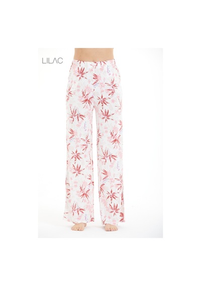 Lılac Kadın Çiçek Desenli %100 Viskon Pijama Altı Pantolon Beyaz - Nar Çiçeği Beyaz - Nar Çiçeği Lılac Kadın Çiçek Desenli %100 Viskon Pijama Altı Pantolon Beyaz - Nar Çiçeği Beyaz - Nar Çiçeği