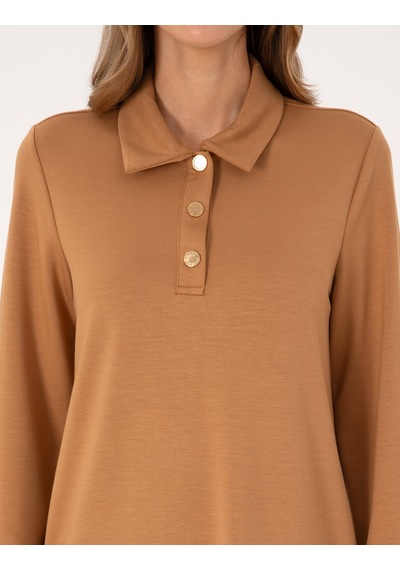 Pierre Cardin Kadın Camel Elbise Örme 50308163-vr015 Camel