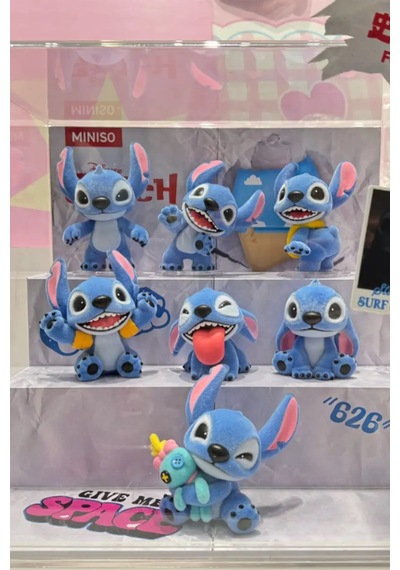 Mınıso Disney Lilo & Stitch Lisanslı Blind Box Kadifemsi Sürpriz Figürlü Kutu