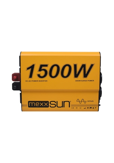 Mexxsun 12V Volt-1500W Watt Tam Sinüs İnverter (220V Çevirici)