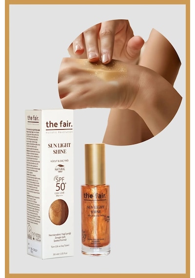 The Fair Sun Light Shine SpPF50+ 30 ML + Saç Bakım Yağı