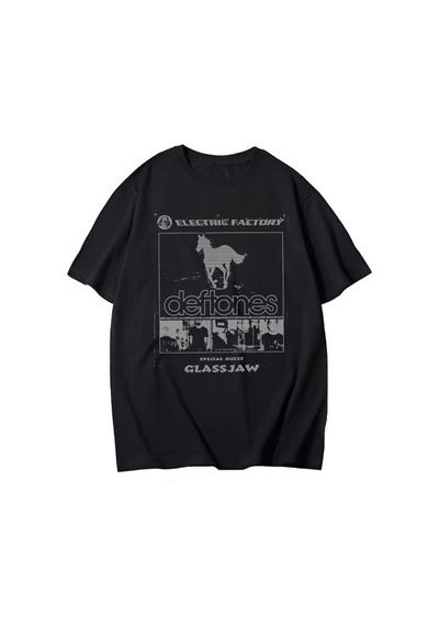 Startmore Siyah Deftones Oversize Unisex