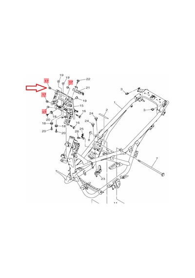 Yamaha Nmax125-155 Siperlik Camı Vidasının Alt Somunu 90179-05003