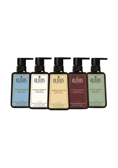 Doğal Zeytinyağlı Duş Jeli - Nemlendirici Ve Besleyici, Hassas Ciltler İçin İdeal, 750ml Yoğun Nemlendirme Ve Pürüzsüz Cilt 5x750 Ml, 5'li Set Diğer
