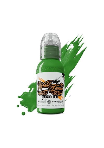 World Famous Ink Sarah Miller Loki Green Yeşil Dövme Boyası 1oz - 30ml