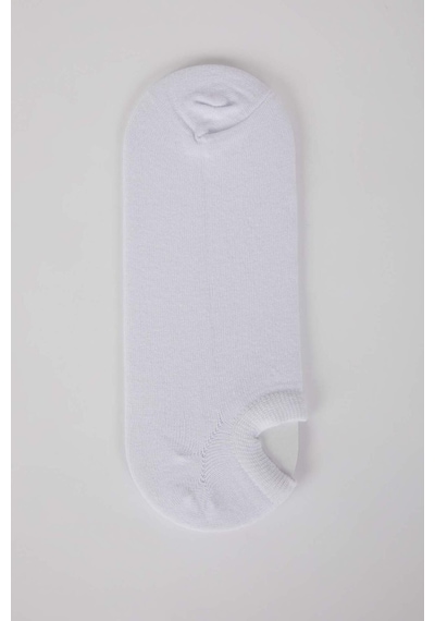 Defacto Erkek Pamuklu 3lü Sneaker Çorabı K4595aznswt1 Beyaz-wt1